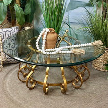 Load image into Gallery viewer, Palladio Italian Gilt Iron Coffee Table