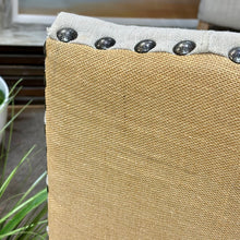Load image into Gallery viewer, Burlap Back Dining Chair