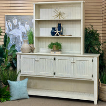 Load image into Gallery viewer, Distressed Farmhouse Buffet W/Hutch