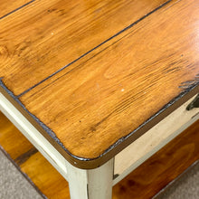 Load image into Gallery viewer, Ivory/Wood Sq. Cofee Table