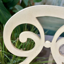 Load image into Gallery viewer, Ivory Scroll Chair