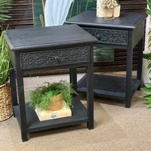 Load image into Gallery viewer, 1DRW Black Nightstand