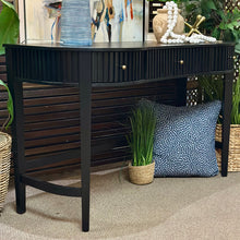 Load image into Gallery viewer, Black Fluted Desk