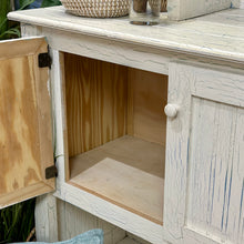 Load image into Gallery viewer, Distressed Farmhouse Buffet W/Hutch