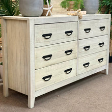 Load image into Gallery viewer, Ivory Farmhouse Dresser