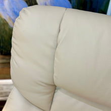 Load image into Gallery viewer, Taupe Faux Leather Swivel Chair W/Otto