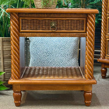 Load image into Gallery viewer, Wicker Nightstand