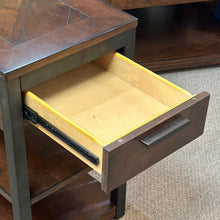 Load image into Gallery viewer, Mocha USB Side Table