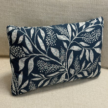 Load image into Gallery viewer, Sunbrella Jacquard Indigo Lumbar
