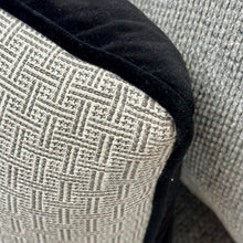 Load image into Gallery viewer, Black/White Geometric Designer Lumbar