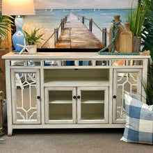 Load image into Gallery viewer, Ivory Mirrored Cabinet