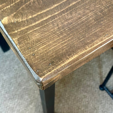 Load image into Gallery viewer, 2PC Reclaimed Wood/Black Dining Set