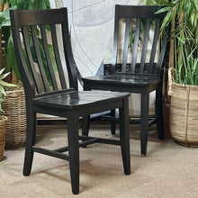 Load image into Gallery viewer, Black Pottery Barn Dining Chair