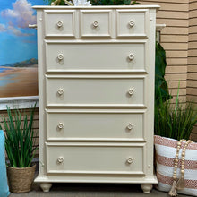 Load image into Gallery viewer, 5DRW Tall Ivory Dresser