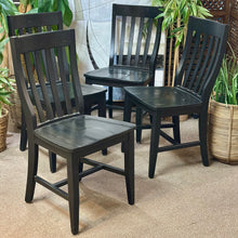 Load image into Gallery viewer, Black Pottery Barn Dining Chair