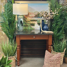 Load image into Gallery viewer, Wood/Marble Foyer Table