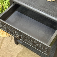 Load image into Gallery viewer, 1DRW Black Nightstand