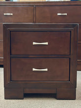 Load image into Gallery viewer, 2 DRW Mocha Nightstand