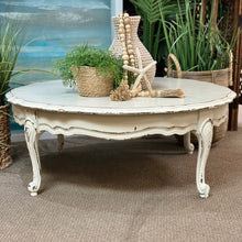 Load image into Gallery viewer, Distressed White Coffee Table