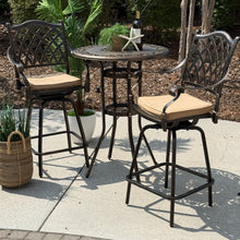 Load image into Gallery viewer, 3PC Bronze Metal Bistro Set