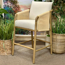Load image into Gallery viewer, S/2 Woven Rope Counter Stools