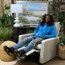 Load image into Gallery viewer, West Elm 'Paxton' Swivel Glider Recliner