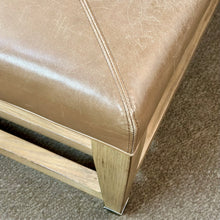 Load image into Gallery viewer, 'Buckley' Leather Cocktail Ottoman