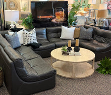 Load image into Gallery viewer, Z Gallerie Leather 'Convo' Sectional