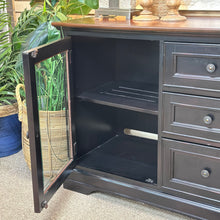 Load image into Gallery viewer, Two-Toned Glass Front Cabinet