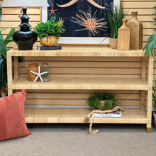 Load image into Gallery viewer, Natural Rattan Console