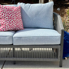 Load image into Gallery viewer, 4PC Outdoor Blue Rope Seating Set