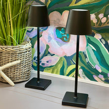 Load image into Gallery viewer, Black LED Touch Lamp