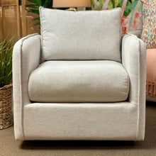 Load image into Gallery viewer, Ivory Accent Swivel Chair