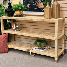Load image into Gallery viewer, Natural Rattan Console