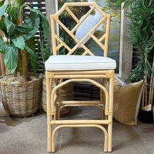 Load image into Gallery viewer, Rattan Chippendale Counter Stool