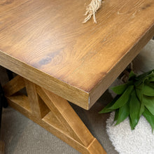 Load image into Gallery viewer, Wood Farmhouse Dining Table