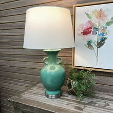 Load image into Gallery viewer, Green Table Lamp