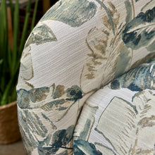Load image into Gallery viewer, Teal Palms Swivel Chair