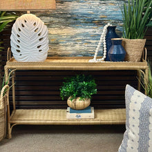 Load image into Gallery viewer, Natural Woven Console