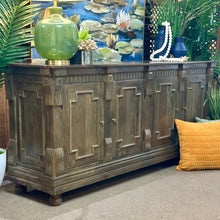 Load image into Gallery viewer, Elegant Mocha Wood Cabinet