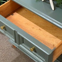 Load image into Gallery viewer, Vintage Green Nightstand