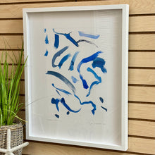 Load image into Gallery viewer, 'Gestures In Blue I' Art