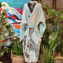 Load image into Gallery viewer, Turquoise Ocean Kimono