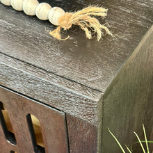 Load image into Gallery viewer, Black Mango Wood Cabinet