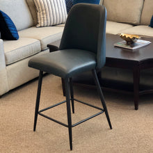 Load image into Gallery viewer, Dark Navy Counter Stool