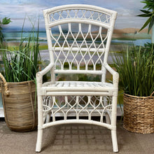 Load image into Gallery viewer, Vintage Trellis Rattan Dining Chair