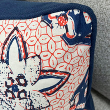 Load image into Gallery viewer, Orange Quadrille Down Designer Pillow