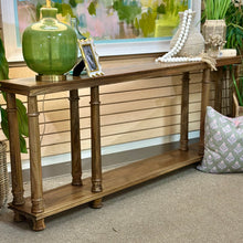 Load image into Gallery viewer, Narrow Mango Wood Console