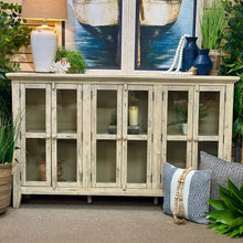 Load image into Gallery viewer, Rustic Ivory 6DR Cabinet