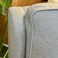 Load image into Gallery viewer, Powder Blue Reclining Sofa